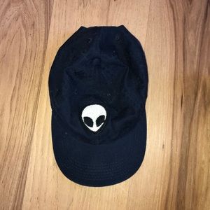 Navy blue alien hat